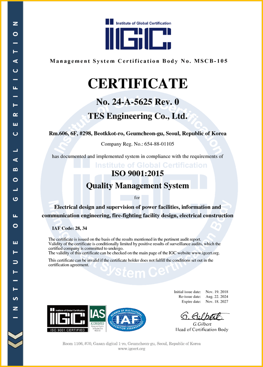 ISO 9001 Quality Management System